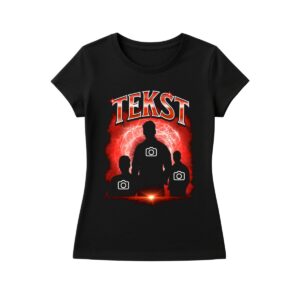 Główna t shirt czerwony damski personalizowany