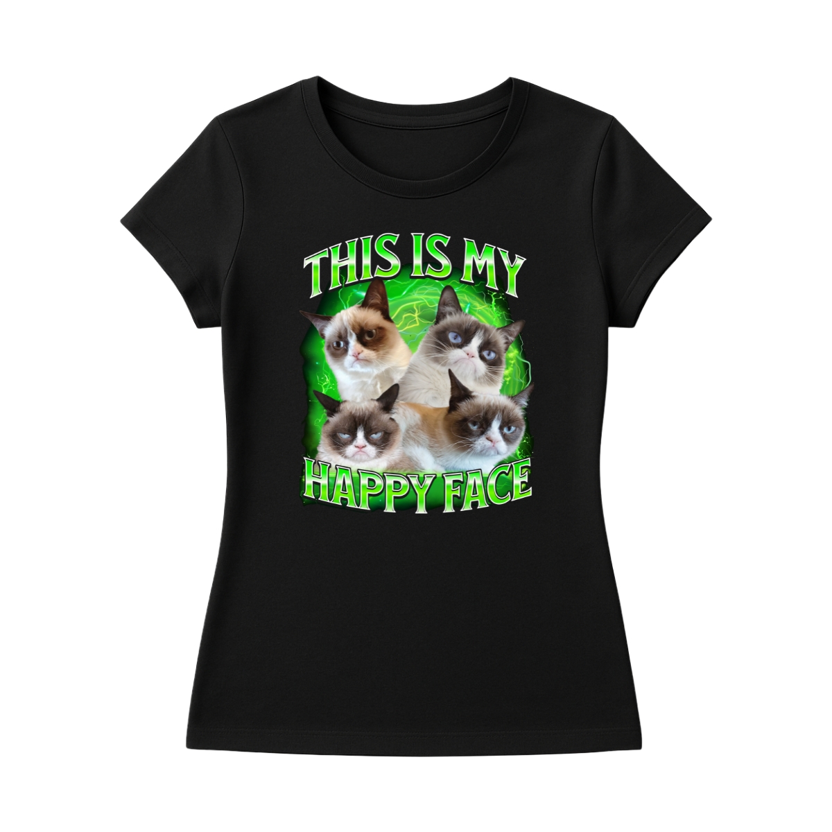 T-shirt damski Happy Face T-shirt damski Happy Face