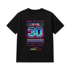 T-shirt męski 30 lvl