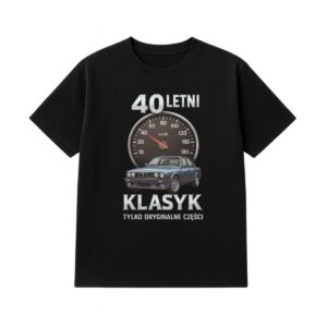 T-shirt męski 40 letni klasyk e30