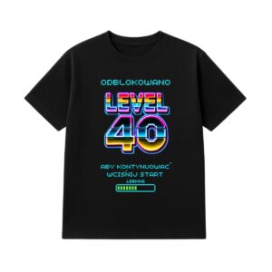 T-shirt męski 40 lvl