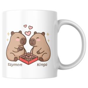 kubek personalizowany capibara cookies