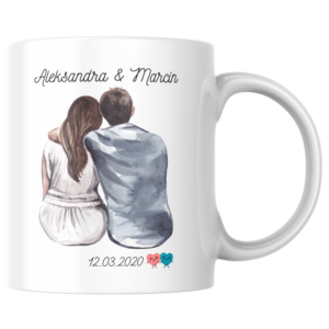 kubek personalizowany wspólna data